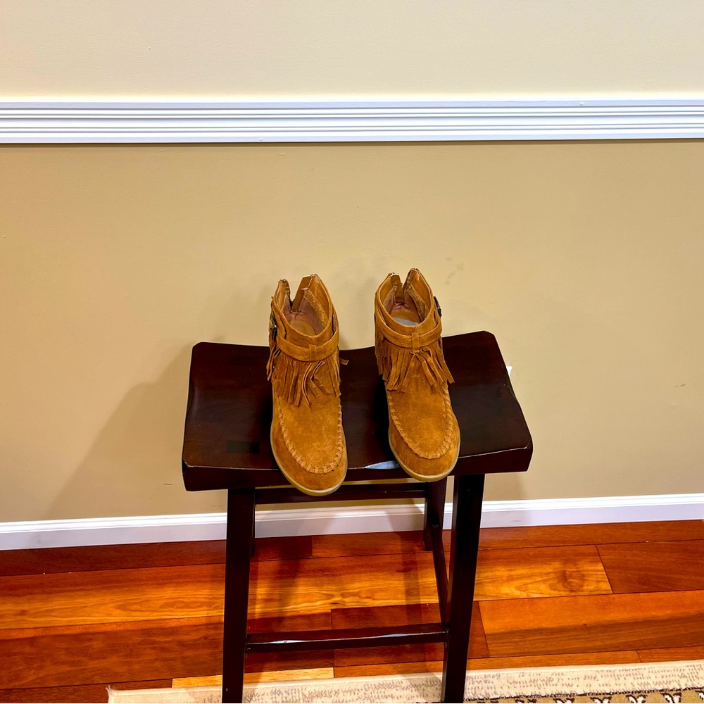 Bamboo Suede Moccasin Bootie